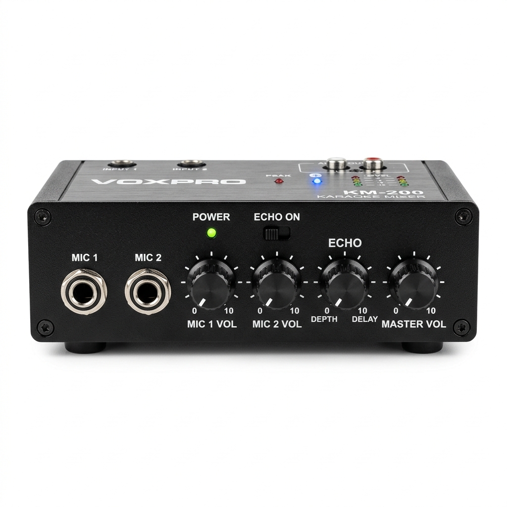 Karaoke Mixer with Echo Control