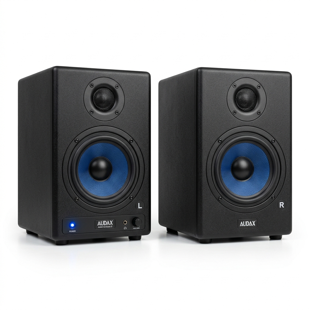 Studio Monitor Speakers (Pair) — 5-inch Active